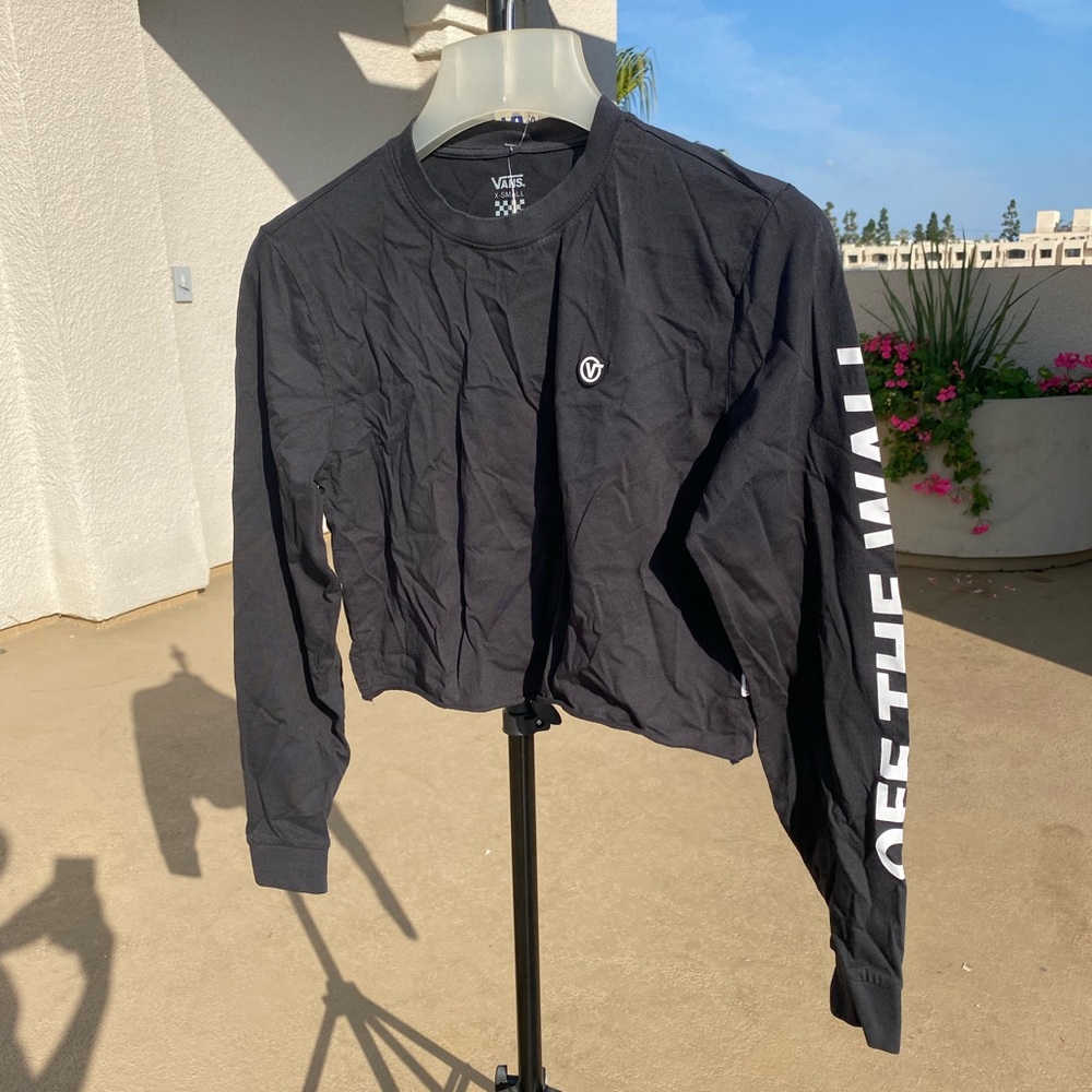 Vans Black Cropped Shirt